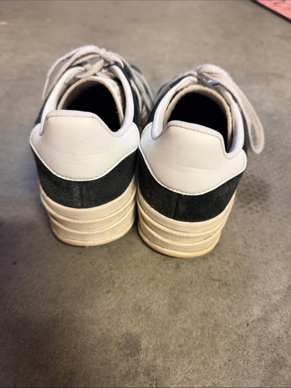 adidas Women's White and Black Sneakers